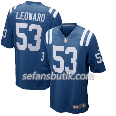 Indianapolis Colts Tröjor Darius Leonard 53 Nike Royal - Herr Indianapolis Colts Tröjor Darius Leonard 53 Nike Royal - Herr